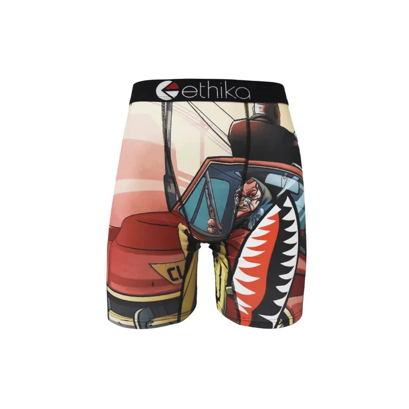 Men Underwear Sport Fitness Boxershorts Printed Man Underpants Panties Innerwear Boxer Trunks Boxers Briefs men underwear