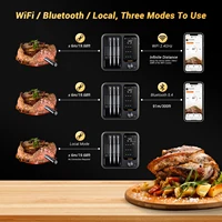 INKBIRD meat thermometer wireless grill thermometer 4 Probes Home Smart Bluetooth with Alarm For BBQ Cook Grilling thermometer 3