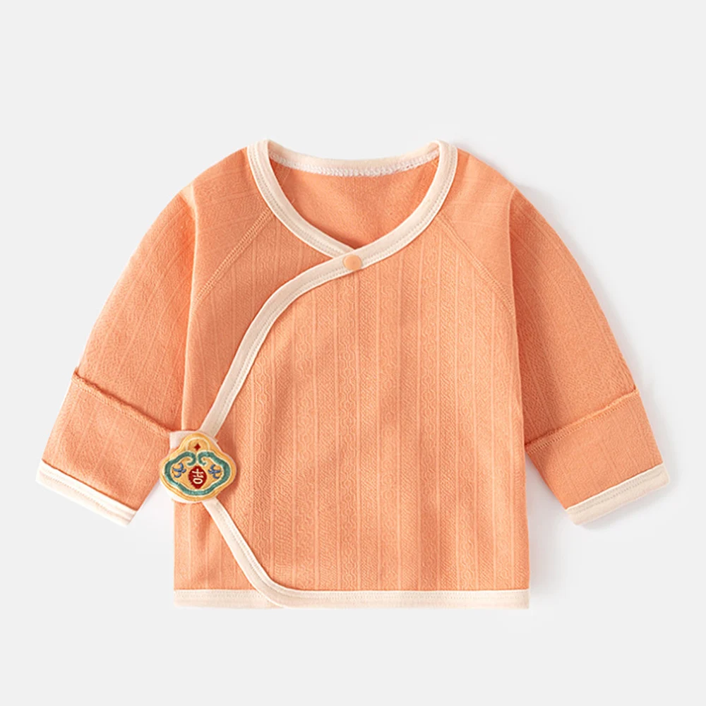 Baby Tops Cotton Solid Color Spring Autumn Winter Newborn Clothes 0-3 Months Unisex Baby Girl Boy Long Sleeve Tshirts
