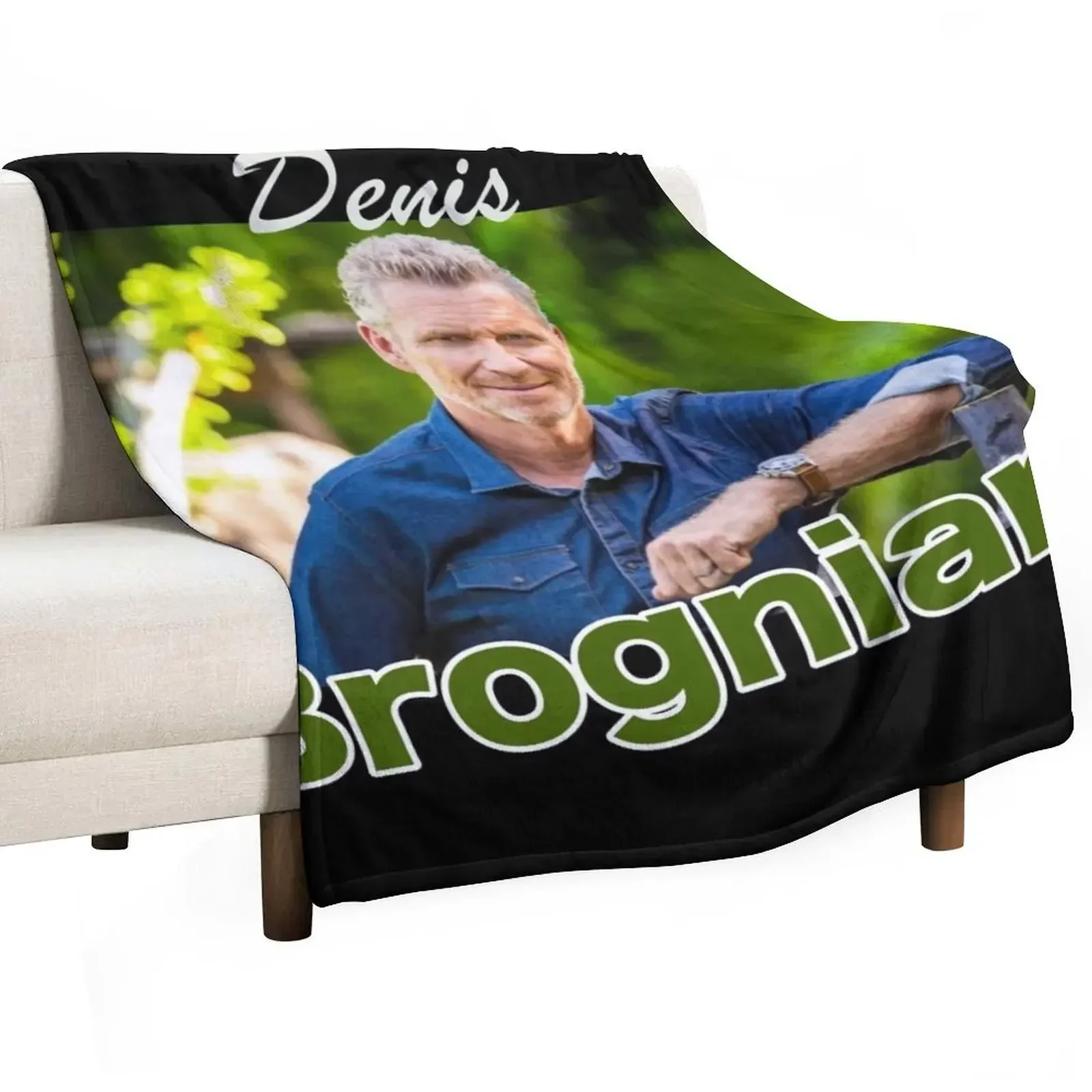 

Denis Brogniart Throw Blanket Summer Beddings Luxury Throw Blankets