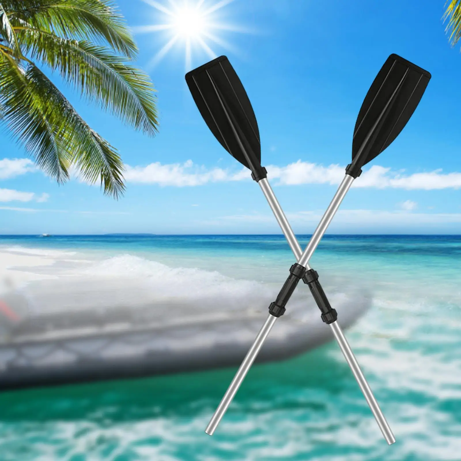 

Kayak Boat Rafting Paddle Aluminium Alloy Accessories Detachable for Surfing