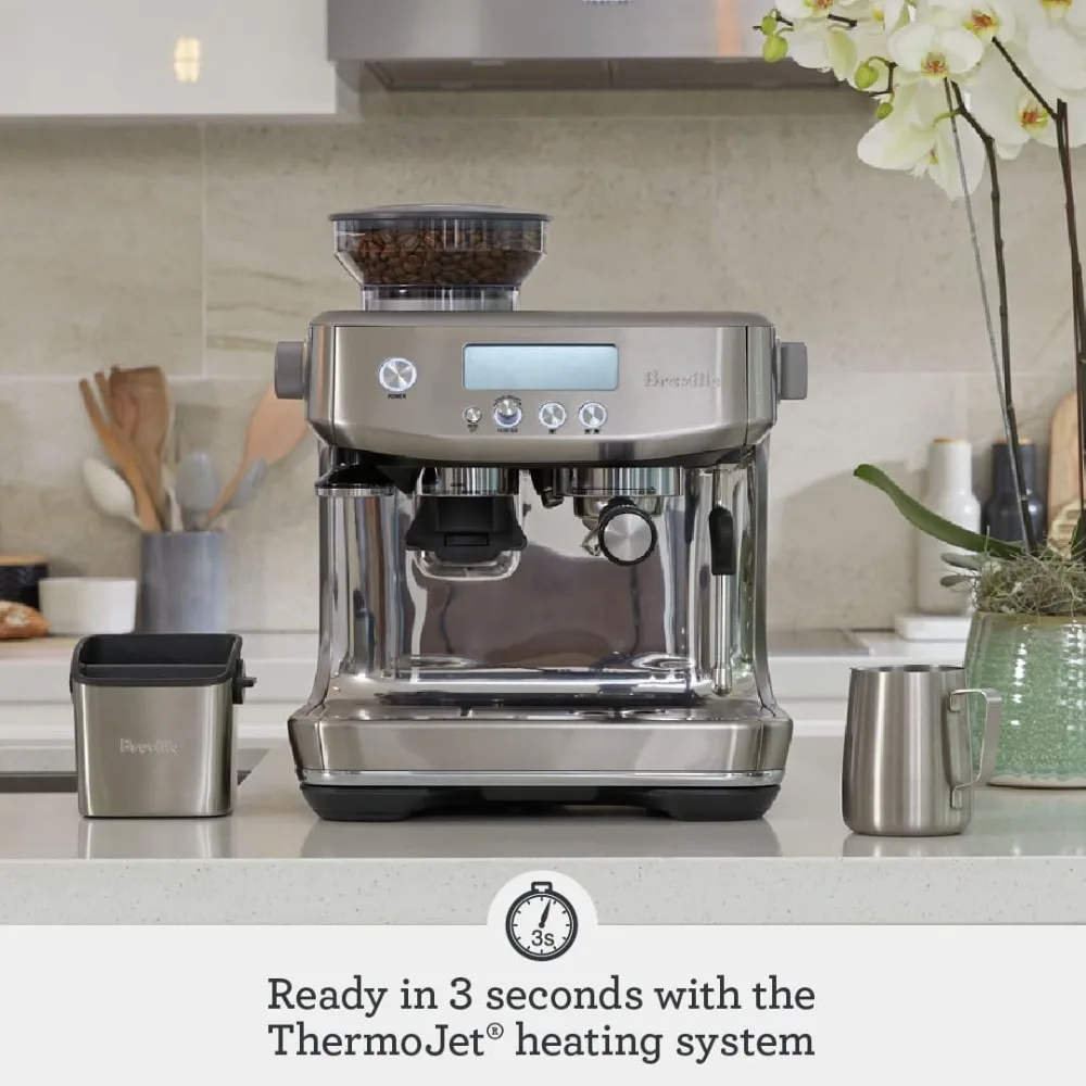 Barista Pro Espresso Machine BES878DBL, Damson Blue 2