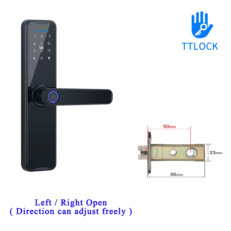 Black TTLock 50mm