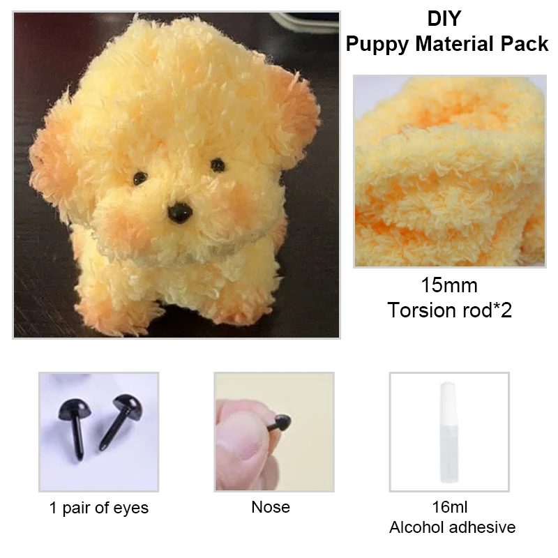 Description Picture 4 of itemPlush Twist Stick Material Pack Iron Wire Strip DIY Crafts Dog Soft Velvet Twisting Rod Felt Strip Ribbon Handmade Accessories
