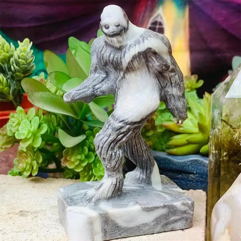 Натуральный шеллук, снежный, мощный, с животными, кристаллы, резьба, исцеляющая энергия, камень домашний Декор подарок, 1 шт.