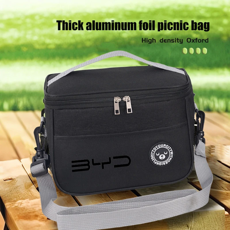차량용 도시락 보관 가방 방수 가방 도시락 가방 피크닉 음식 보온 가방 BYD Atto F0 G3 I3 Ea1 F3 E6 Yuan Plus Song Max Tang Dmi용