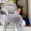 New Women 100% Real Knitted Thick Genuine Fox Fur Mittens Winter Warm Lady Real Fur Gloves Knit Fur Mitten