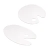 2/3Pcs Acrylic Paint Palette Clear Palette Oval/Round Designs with Thumb Hole for Kid Artist Watercolor Drawing DIY Wall Art 1