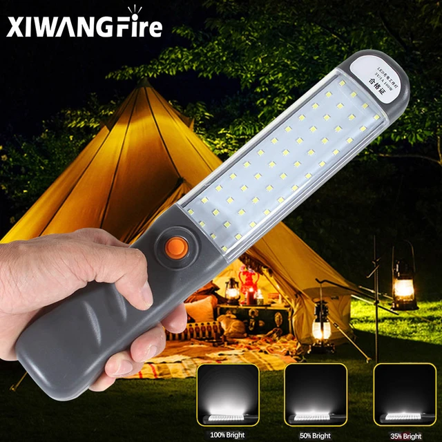 Lampe de travail à LED COB Rechargeable par USB, Portable, magnétique, sans  fil, avec crochet, pour Inspection et réparation de voiture, Camping -  AliExpress