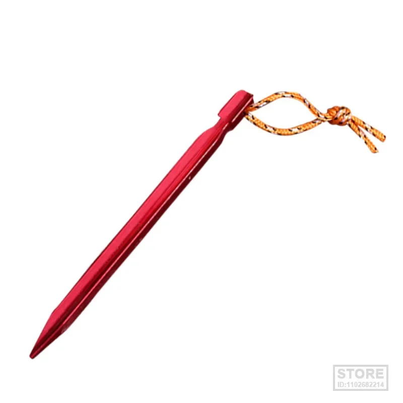 

Newest Aluminument Tent Pegs Nail with Rope Camping Hiking Equipment Outdoor Traveling Tent Accessories