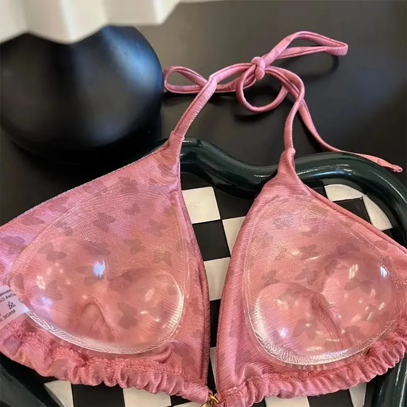 Bra pads inserts bra insert pads Swimwear Silicone Bra Inserts Push Up Padded Thick Sponge Breast Lift Pads Women Breathable Swimsuit Bikini Cup Enhancer