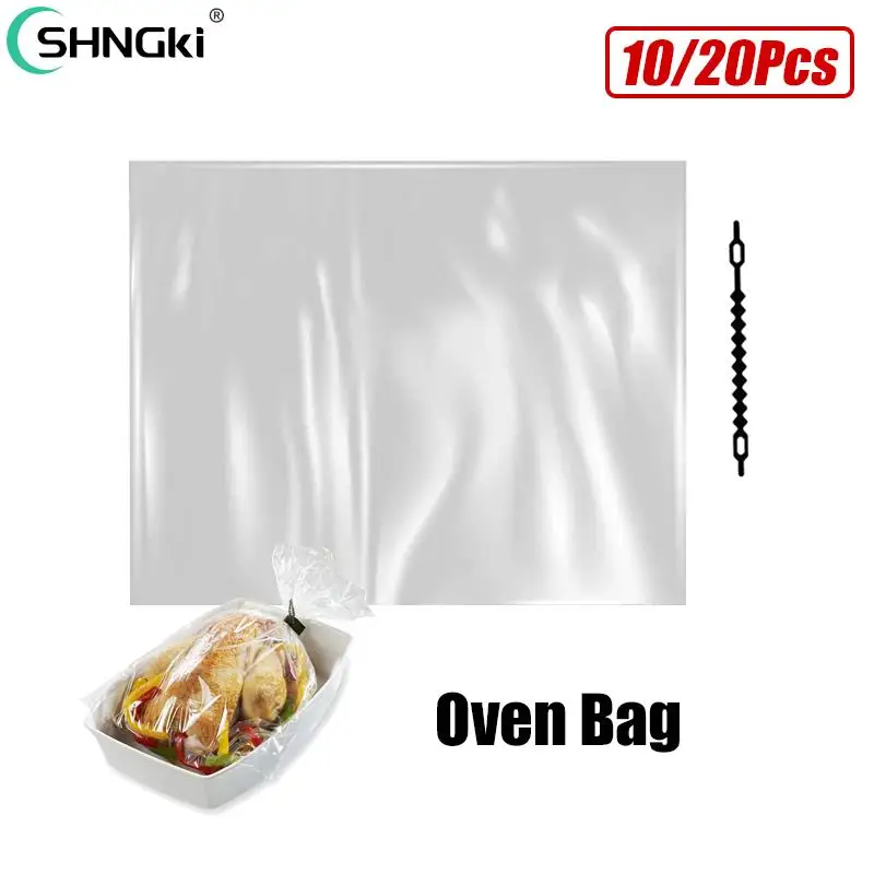 Roasting Bag 10/20pcs Heat Resistance Nylon-Blend Slow Cooker Liner Slow Cooker Turkey Baking Bag Crock Pot Liners Cooking