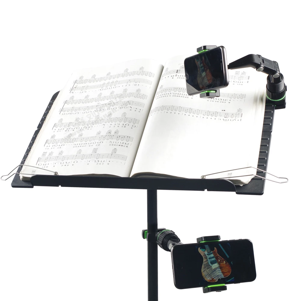 Universal Mic Stand Phone Holder Telephone Car Holder Live Broadcast Bracket Clip Multi-functional Microphone Mount Phone Rack