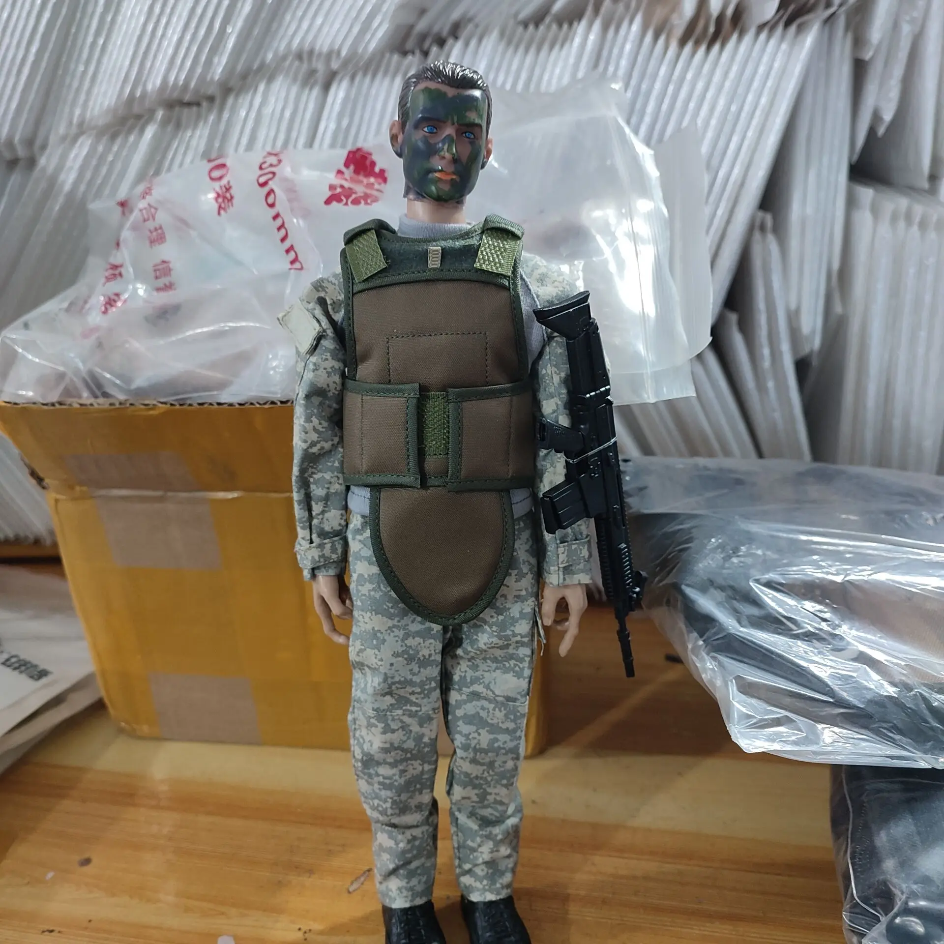 1/6 Scale Clothes Action Figure Dropship Desert Uniform Set USMC 1:6  Jumpsuit Siamese Work Clothes Combat Pants Fit 12 Inch Body