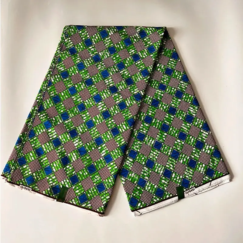 high quality cotton fabric African Holland wax Ankara wax fabric Ghana dress 6 yards