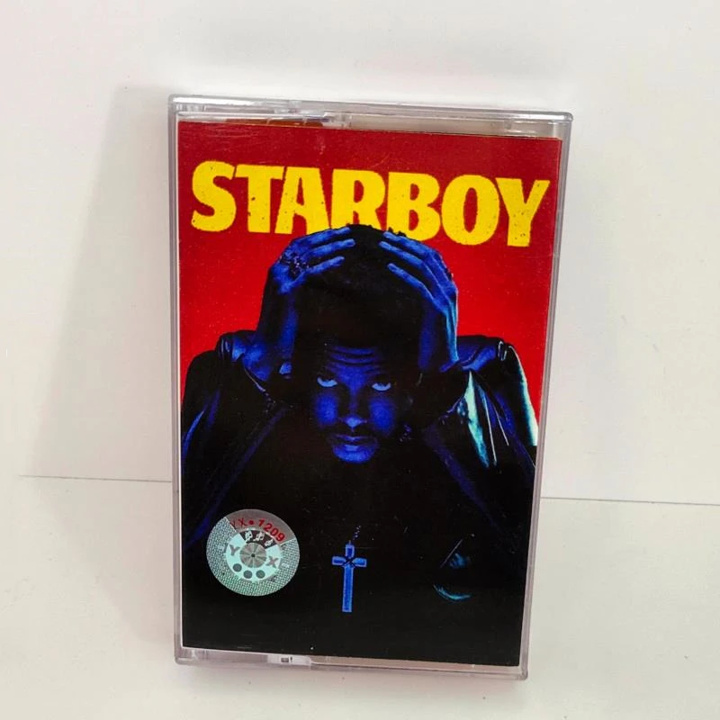 Retro The Weeknd Music Magnetic Tape Starboy Album Cassette Cosplay Walkman Car Recorder Soundtracks Box Collection Gifts