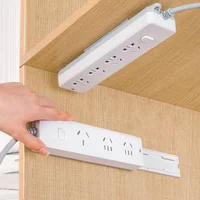 1/3/5/10 Pcs Self-Adhesive Desktop SOCKET Fixer CABLE Organizer แขวนผนัง Plug-in ที่ถอดออกได้ Fixer Home Office อุปกรณ์เสริม 1