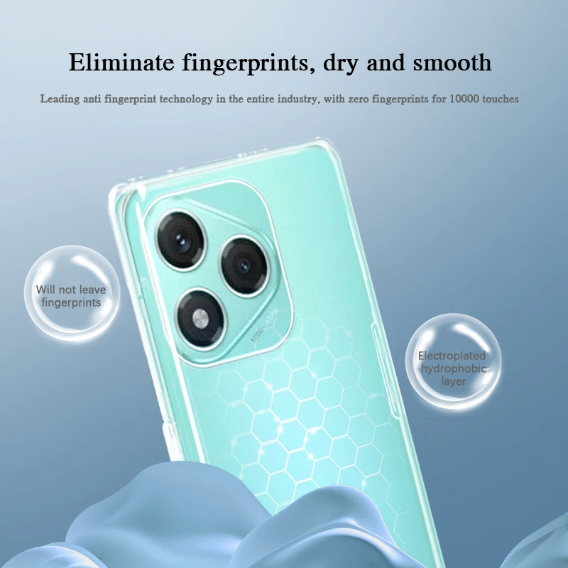Luxury Crystal Clear Silicone Phone Case with Ultra-Thin Lens Protection