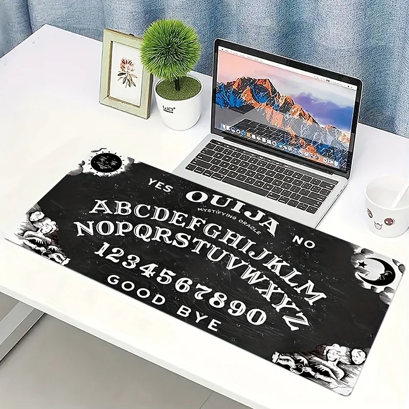 Vintage Ouija Board Mouse Pad with Non-Slip Rubber Base Smooth Surface Desk Mat