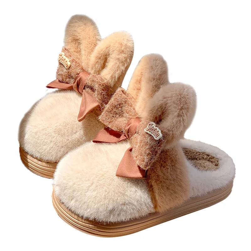 Chaussons D'hiver Pour Femme Doublés Et Chauds - Pantoufles En Coton à Lacets Avec Semelle Mémoire De Forme - Confort Intérieur/extérieur - Taille Européenne à Bien Vérifier