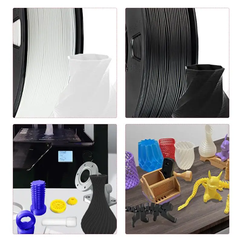 3D 프린터 필라멘트, 3D 판지 스풀, 엉킴 방지 필라멘트, 강력한 본딩, 대부분의 Fdm용, 프린터 액세서리