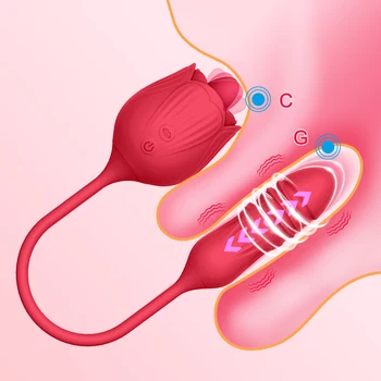 Clit Sucker Rose Sucking Nipple Vibrator Sex Toys for Women Vagina Stimulator Female Thrusting Vibrating Egg Sexy Toys for Adult 4