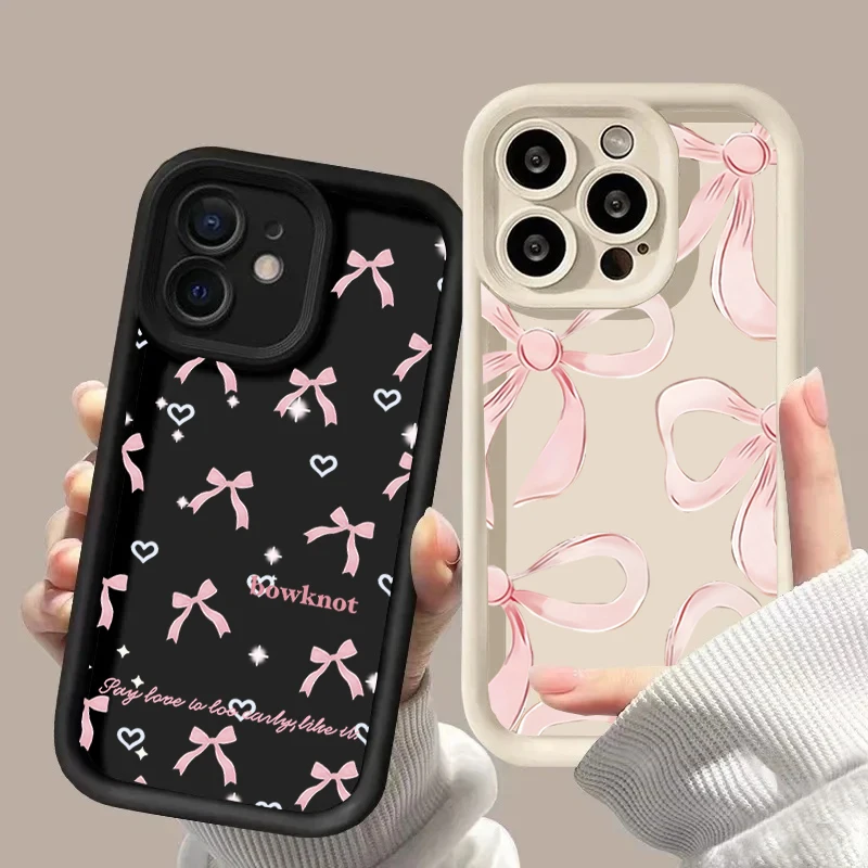 Chic Pink Bow Smartphone Case Cover