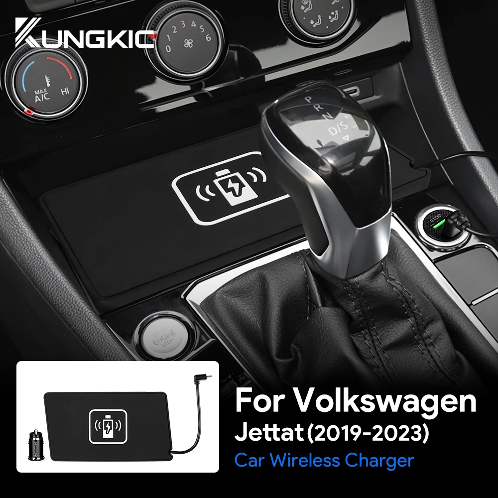 

Беспроводное зарядное устройство для Volkswagen Jettat 2019 2020 2021 2022 LHD, 15 Вт