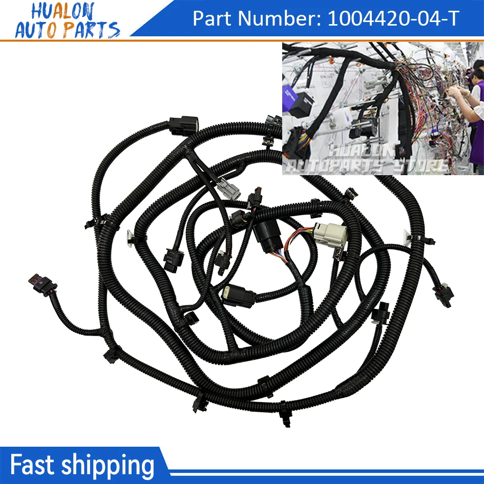 1004420-04-T Front Bumper Wiring Harness for Tesla Model S-100442004T