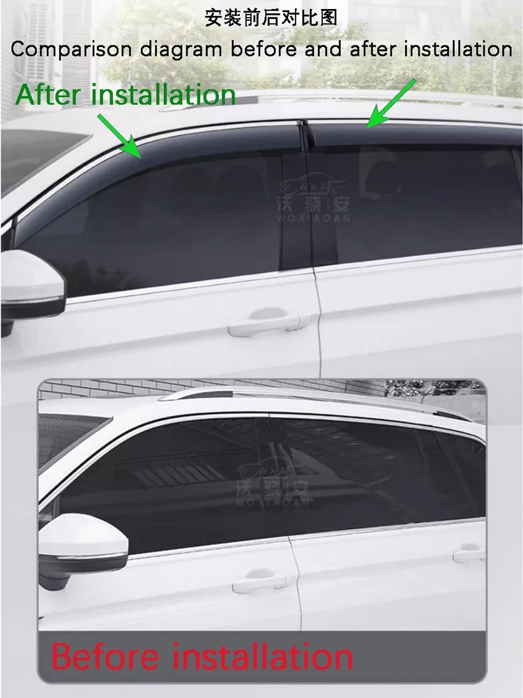 For Chery Jetour Dashing Window Rain Cover, Jetour Dashing Side Window (Sun and Rain Canopy)-edition models