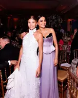 Saudi Arabia Lilac Two Pieces Evening Dresses for Women Wedding Scalloped Corset Luxury Dubai Prom Party Gowns 264 1
