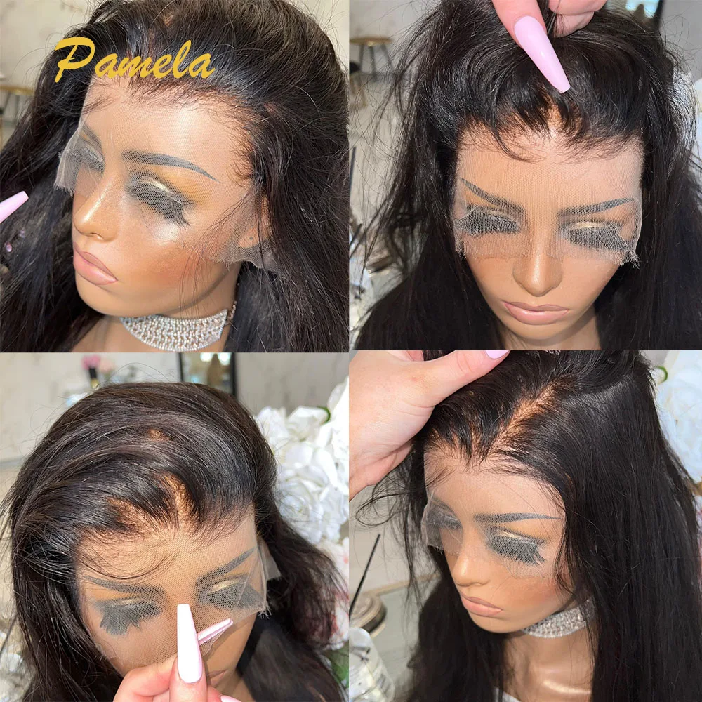 400% High Density Bone Straight 13x6 HD Lace Front Glueless Wig 100% Human Hair Ready To Go Invisible Melt Skin Lace Frontal Wig