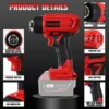 400W Cordless Heat Gun for Dewalt/Milwaukee 20V Max Battery Heat Shrink Wrapping Overload Protection Hot Air Gun (No Battery) 3