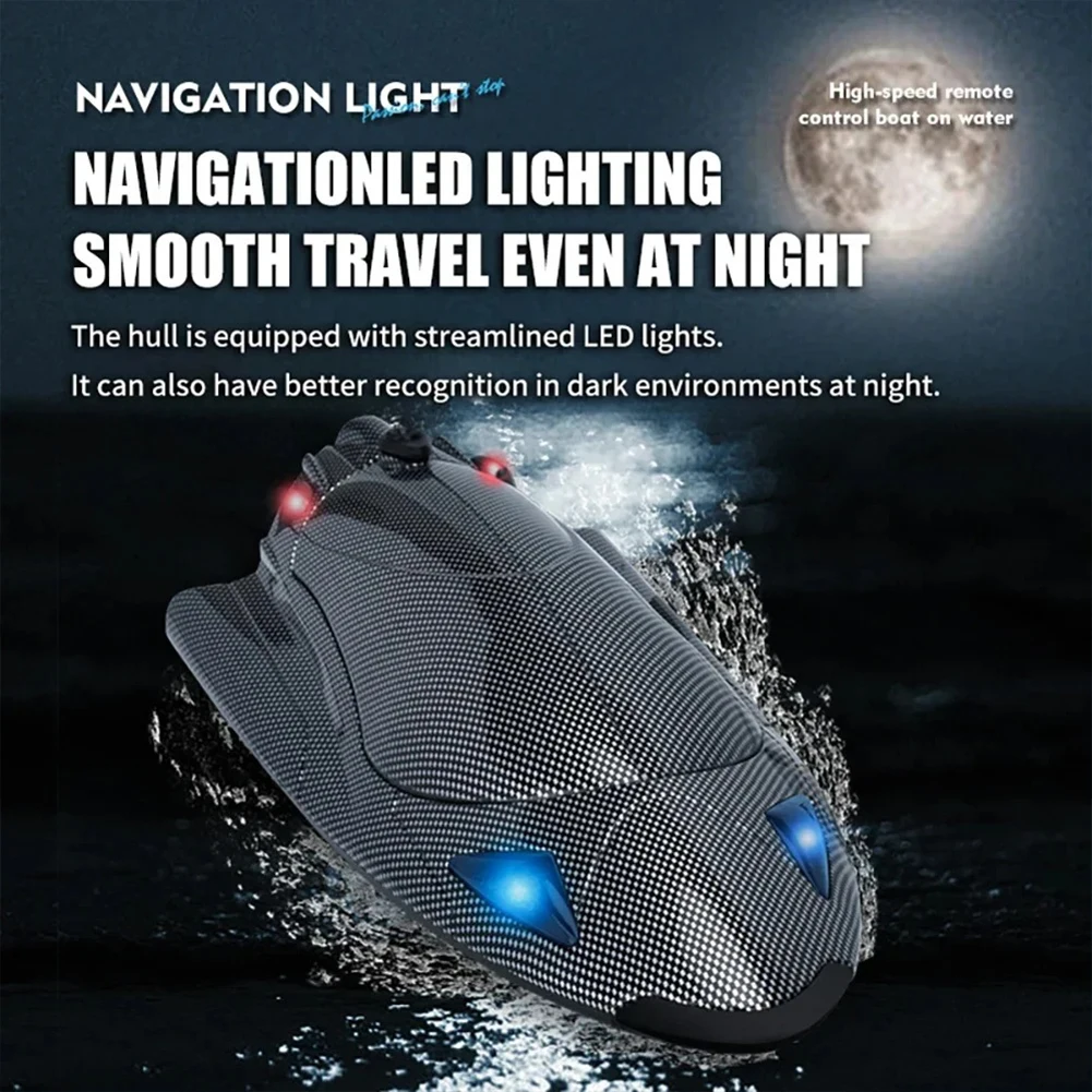 FY011 스피드 보트, 4CH 고속, 35 km/h 터보제트, 390 브러시 모터, 리모컨 보트 모델, 물 장난감, 어린이 선물