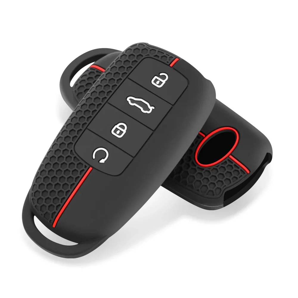 Silicone Fashion Car Key Protector Cover - Stylish Fob Accessories