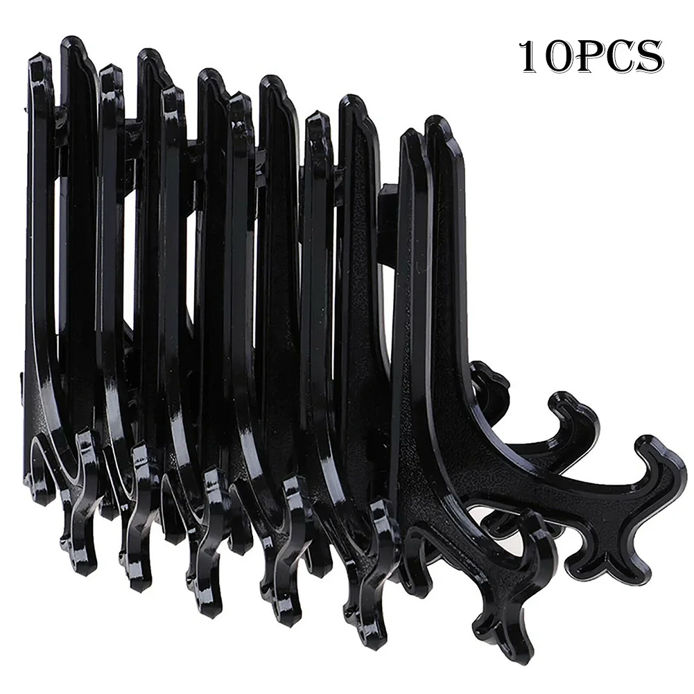 10pcs Portable Easels Plate Holders Display Stand Stander Picture Frame Photo Tools Display Dish Rack Home Decor