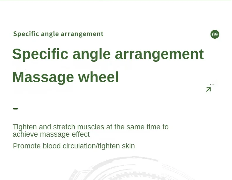 Bein-Rollenmassagegerät Cellulite-Massagegerät Manuelles Muskel-Massagegerät Multifunktionaler Beckenboden-Muskeltrainer Schönheitswerkzeuge Neu – Detail 12