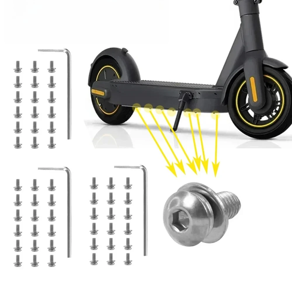 18pc-bottom-battery-cover-screws-stainless-steel-metal-for-segway
