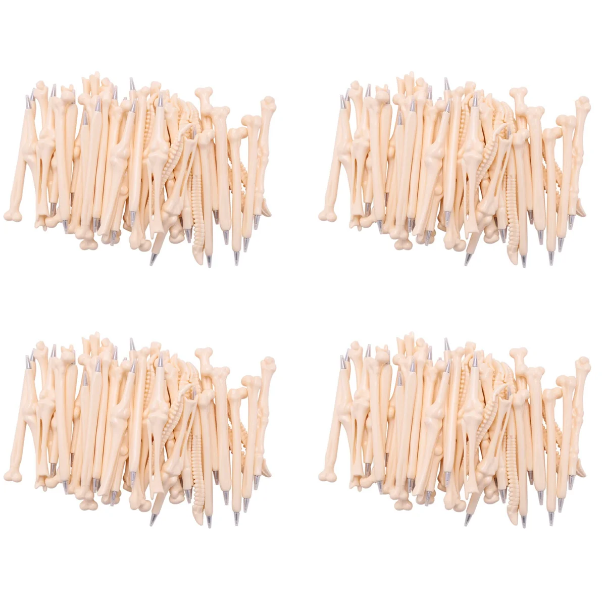 

200 Pcs/Lot Pen Writing Supplies Bone Shape Ballpoint Pens New Creative Gift School Supply-Blue Ink