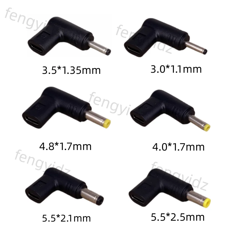 범용 USB C PD to DC 전원 커넥터, C타입 to DC 잭 충전 어댑터 컨버터, 라우터 태블릿 선풍기, 5V, 9V, 12V, 15V, 19V