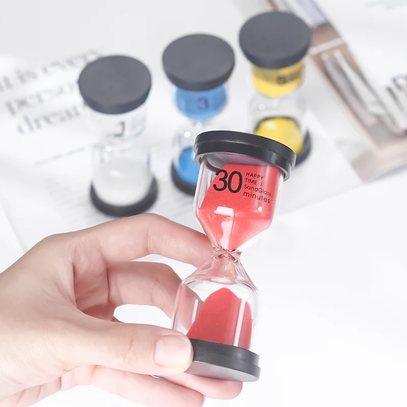 Sand Timer Hourglass Multi-Color For Learning Tooth Brushing