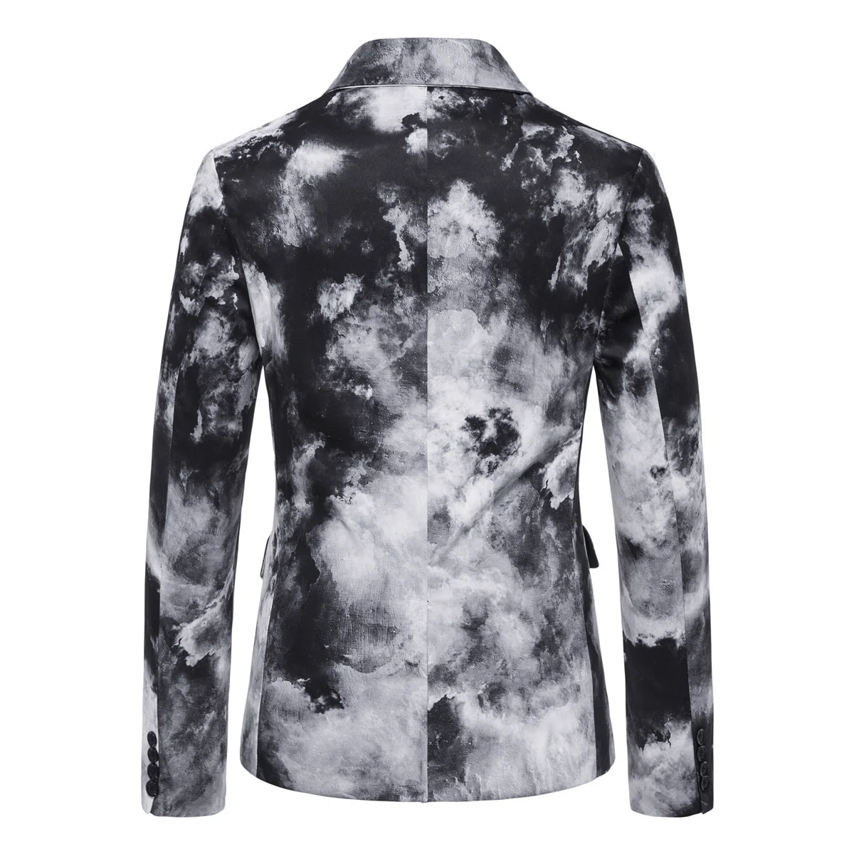 Autumn And Winter New Men's Single Coat Individual Print Casual Comfort Business Banquet Good-Looking Single Breasted Men's Suit