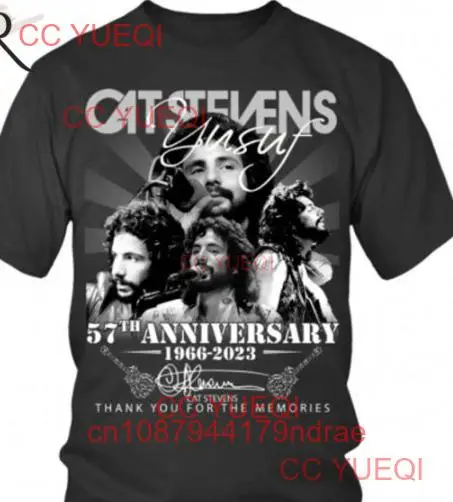 Футболка с изображением кошки Стивенса на 57-ю годовщину 1966 - 2023 спасибо за воспоминания