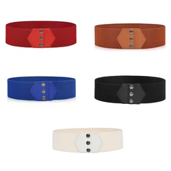 Elastic Corset Wide Belt Belt Wide Dress Belt Stretchy Belt for Dresses Dropship