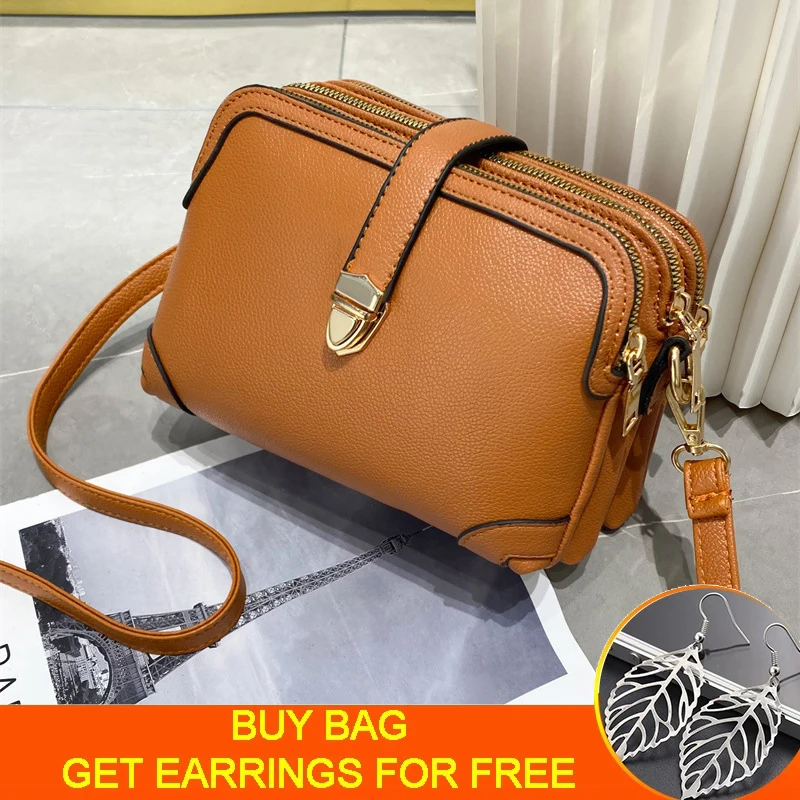 Moda telefone ombro para mulheres multi-bolso couro do plutônio bolsas femininas crossbody zíper bolsa mensageiro compras_voghion.com