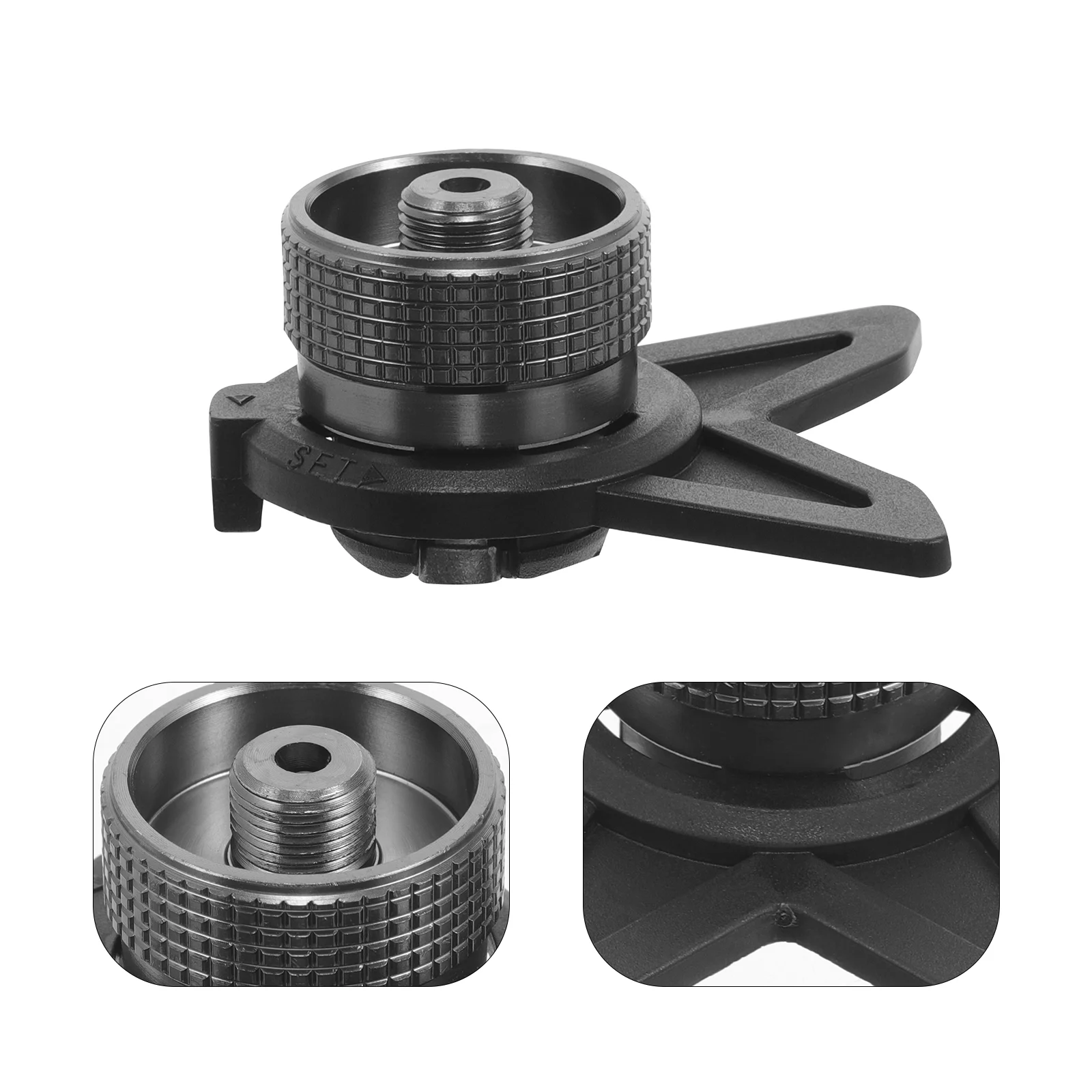 

Gas Tank Conversion Head Outdoor Camping Stove Converter Gas Tank Adapter for Butane