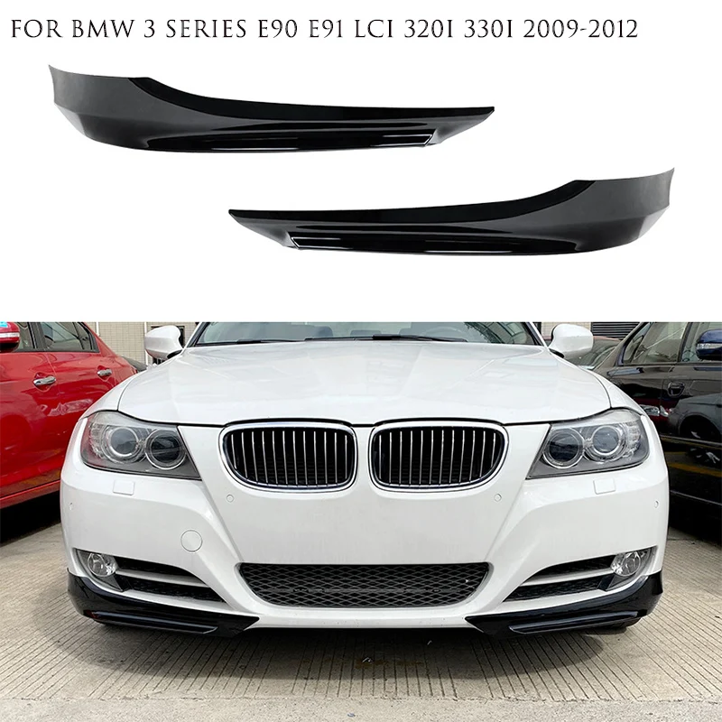 

Car Front Bumper Side Splitter Cover Lip Fog Lamp Air Vent Intake Spoiler For BMW 3 Series E90 E91 LCI 320i 330i 2009 2010~2012