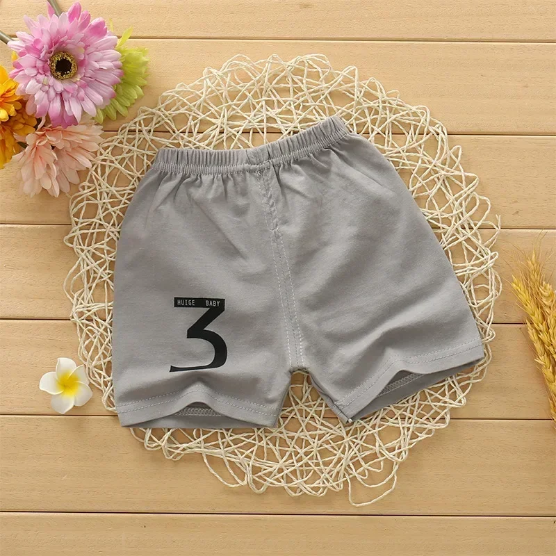 Kids Shorts Kids Trousers Baby Boys Girls Shorts Toddler Kids Striped Short Pant Summer 1-5 Years Children's Cotton Short Trousers Cartoon Clothing