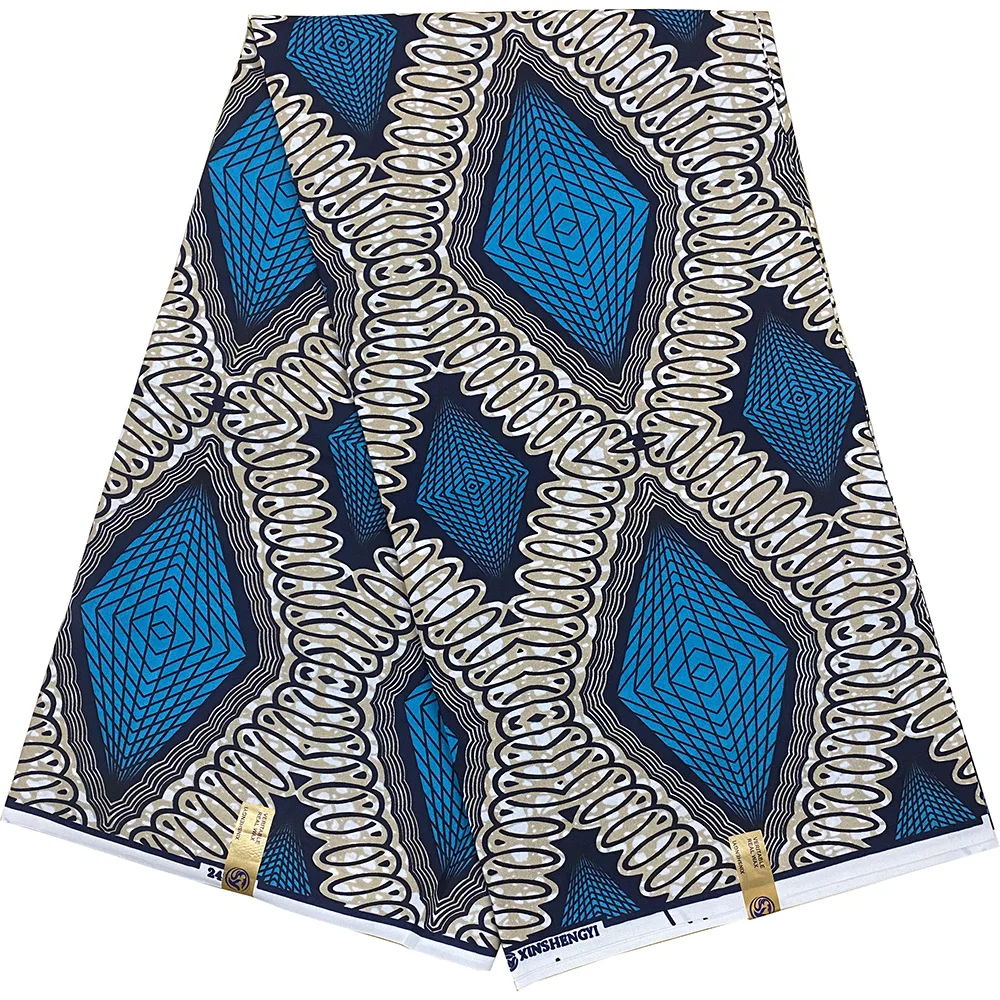 Elegant African Ankara Printed Batik Fabric Handmade DIY Material Real Batik African Fabric Polyester for C