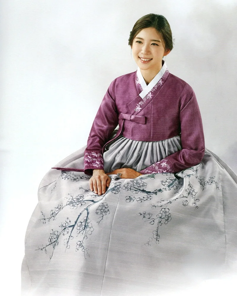 Korea Imported Fabric Original Hanbok Bride Hanbok Hand-embroidered Hanbok Authentic New Event Costume